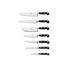 Load image into Gallery viewer, Black Lucite Kitchen Knife Set, 7 Knives