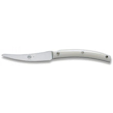 Load image into Gallery viewer, White Lucite Convivio Steak Knife Set, 6 Knives