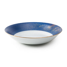 Load image into Gallery viewer, Golden Blue Rice &amp; Pasta Serving Bowl