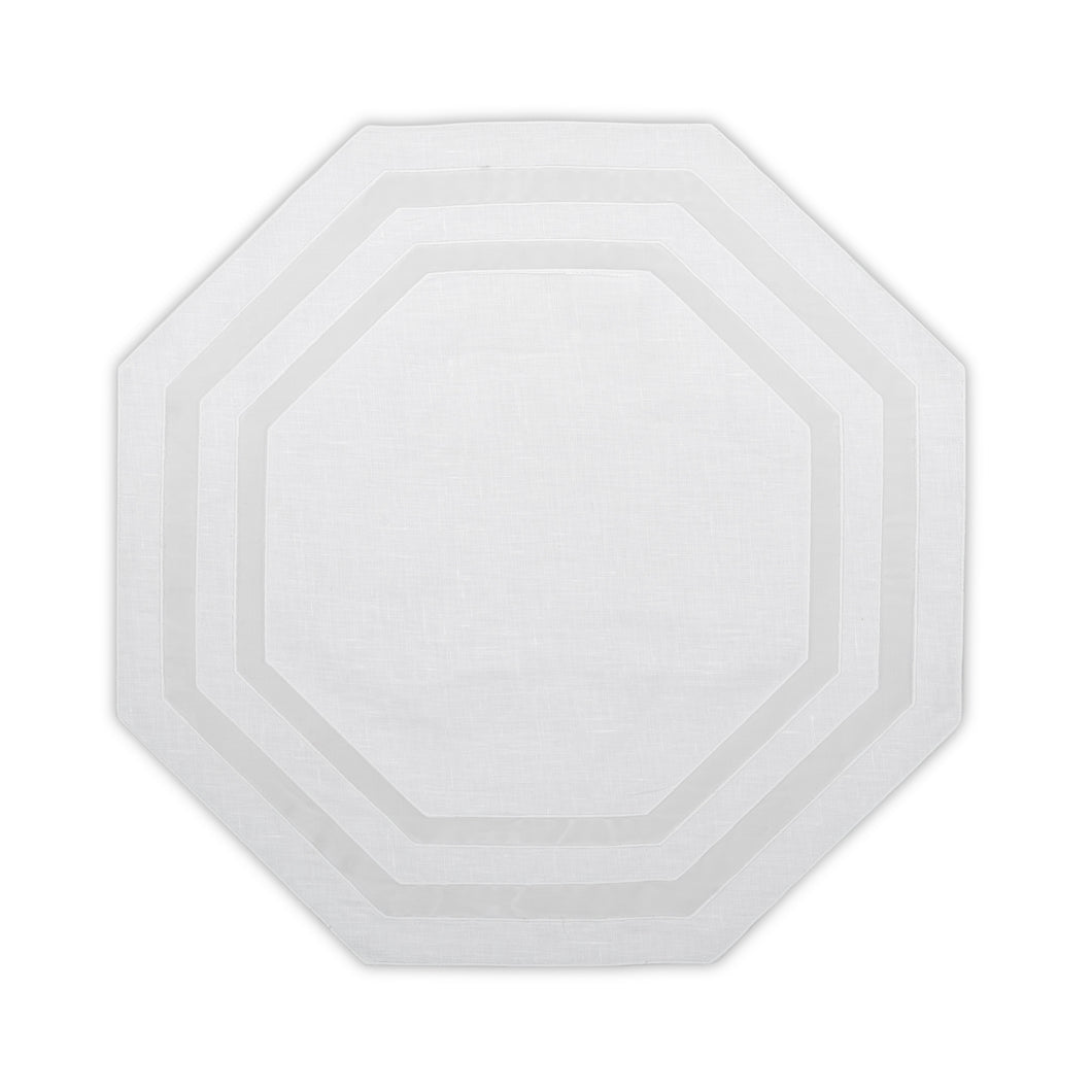 Octo White Placemat, Set of 4