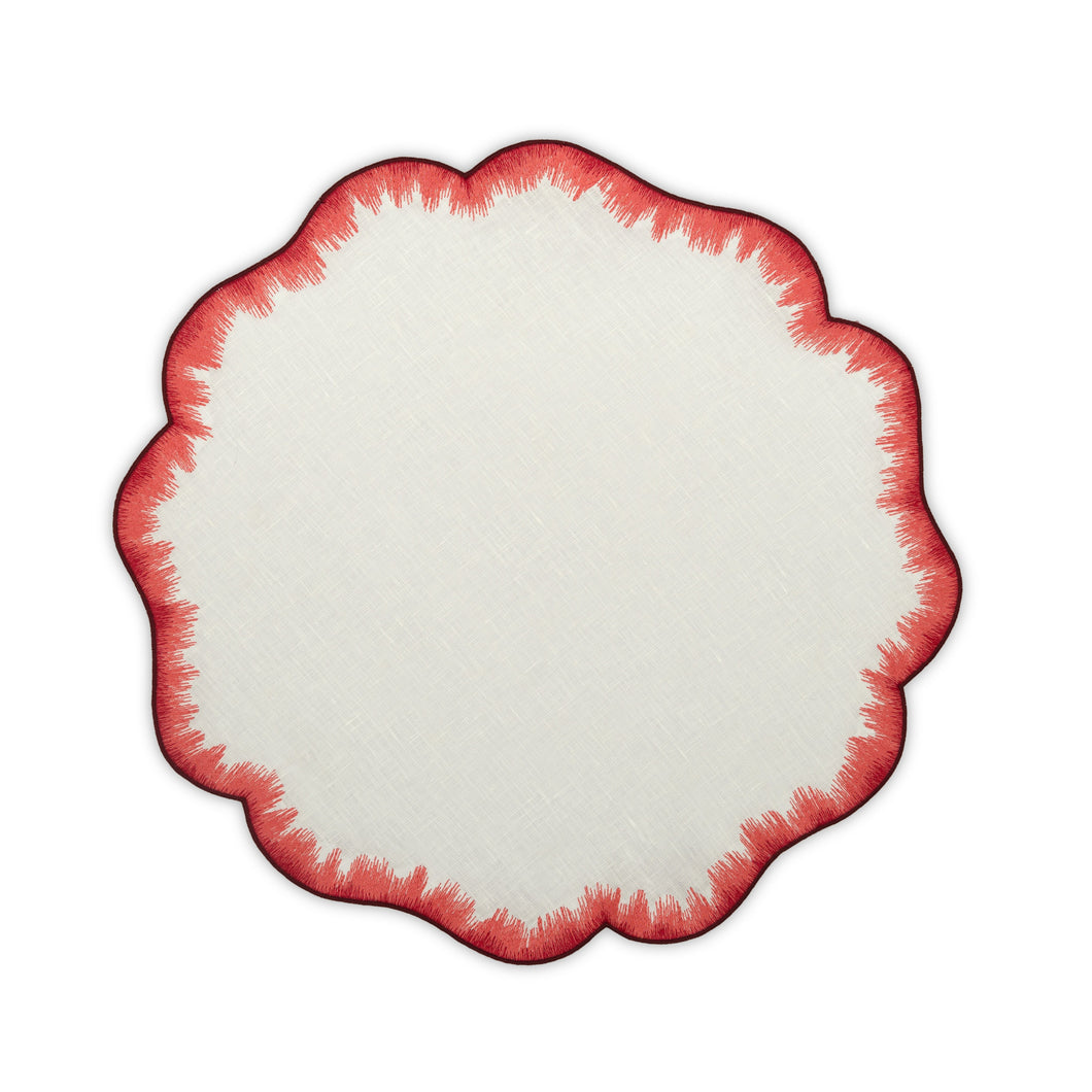 Valver Red Placemat, Set of 4