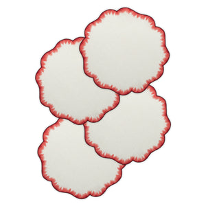 Valver Red Placemat, Set of 4