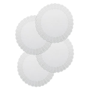 Zurbano White Placemat, Set of 4