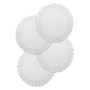 Zurbano White Coaster, Set of 4