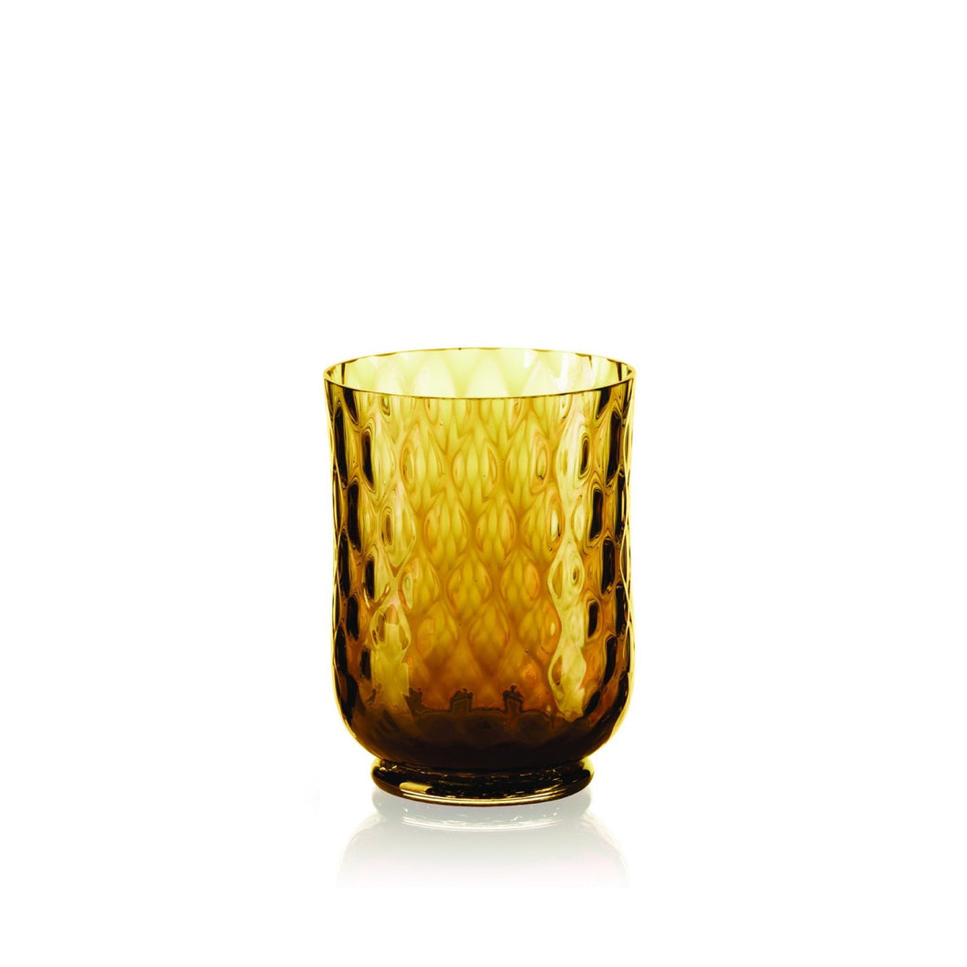 Balloton Amber Wine Glass, Set of 2