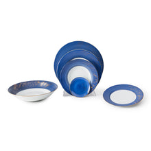 Load image into Gallery viewer, Golden Blue Charger Plate