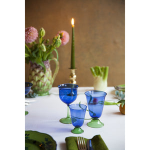 Cosimo Blue & Green Wine Glass, Set of 6