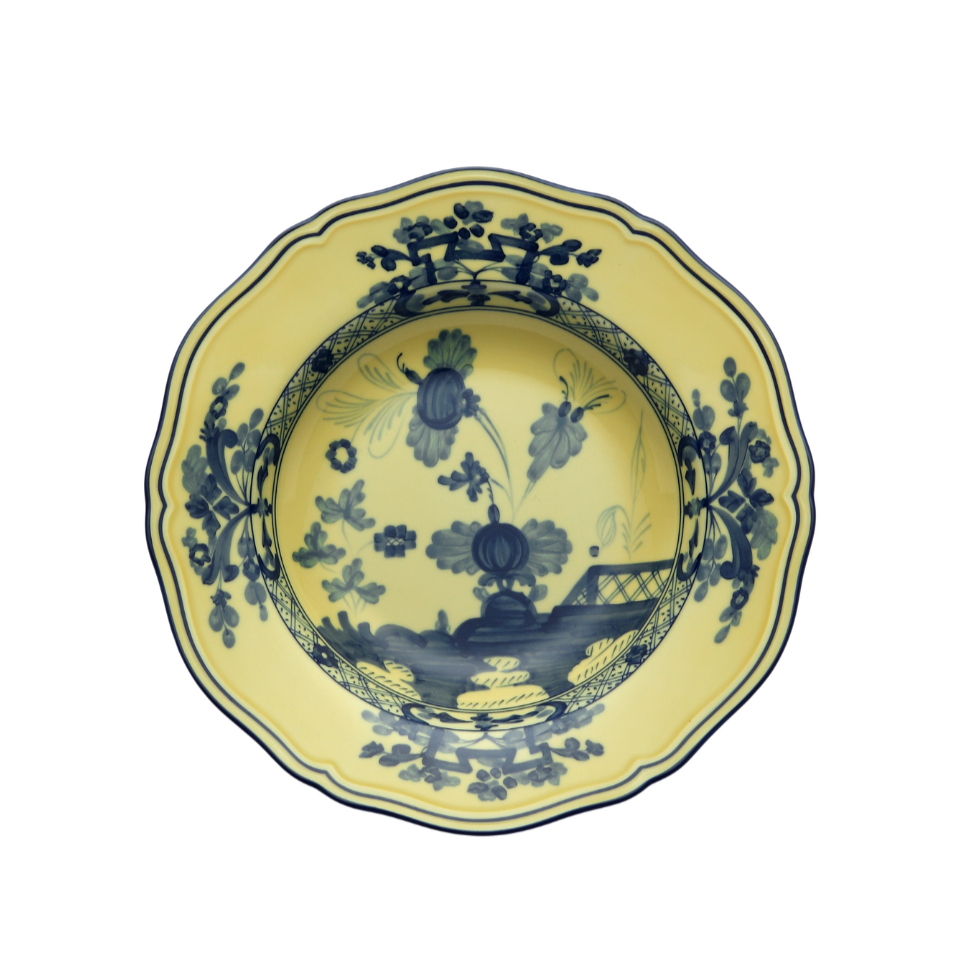 Oriente Italiano Citrino Soup Plate, Set of 2
