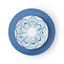 Load image into Gallery viewer, Golden Blue Charger Plate