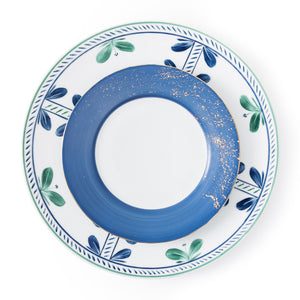 Golden Blue Dessert Plate, Set of 2