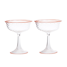 Load image into Gallery viewer, Cosima Orange Wine Glass, Set of 6