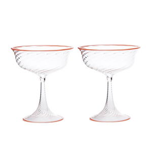 Cosima Orange Wine Glass, Set of 6