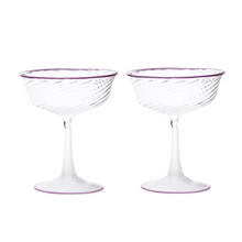 Load image into Gallery viewer, Cosima Purple Wine Glass, Set of 6