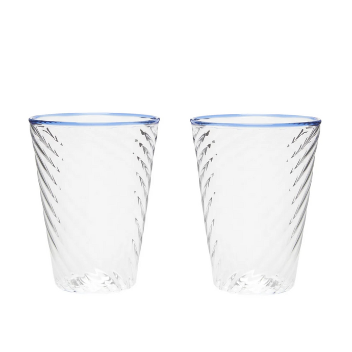 Cosima Blue Tumbler, Set of 6