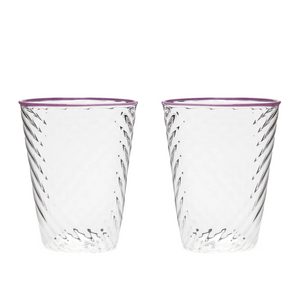 Cosima Purple Highball, Set of 6