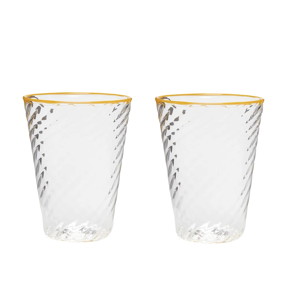 Cosima Yellow Tumbler, Set of 6