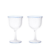 Load image into Gallery viewer, Cosima Blue Wine Glass, Set of 6