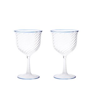 Cosima Blue Highball, Set of 6