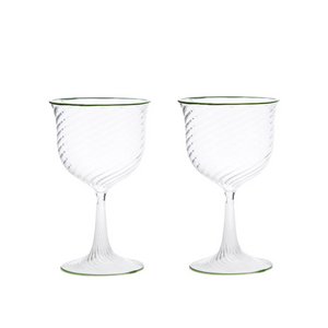 Cosima Green Highball, Set of 6