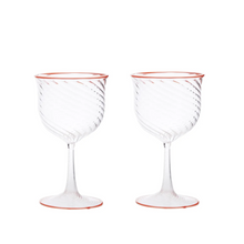 Load image into Gallery viewer, Cosima Orange Wine Glass, Set of 6