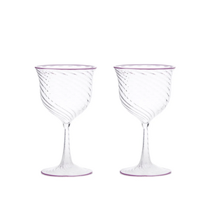 Cosima Purple Tumbler, Set of 6