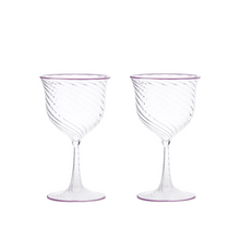 Load image into Gallery viewer, Cosima Purple Highball, Set of 6