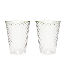 Load image into Gallery viewer, Cosima Green Highball, Set of 6