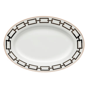 Catene Nero Round Flat Platter