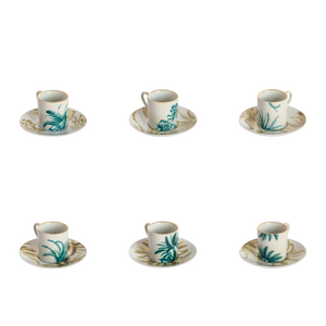 Las Palmas Espresso Cups, Set of 6