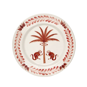 Saimiri Old Magenta Dessert Plate, Set of 2