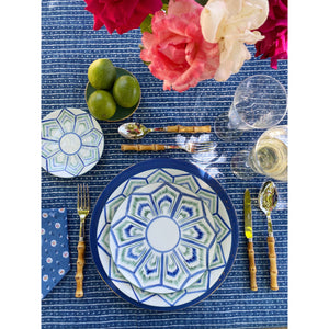 Golden Blue Charger Plate