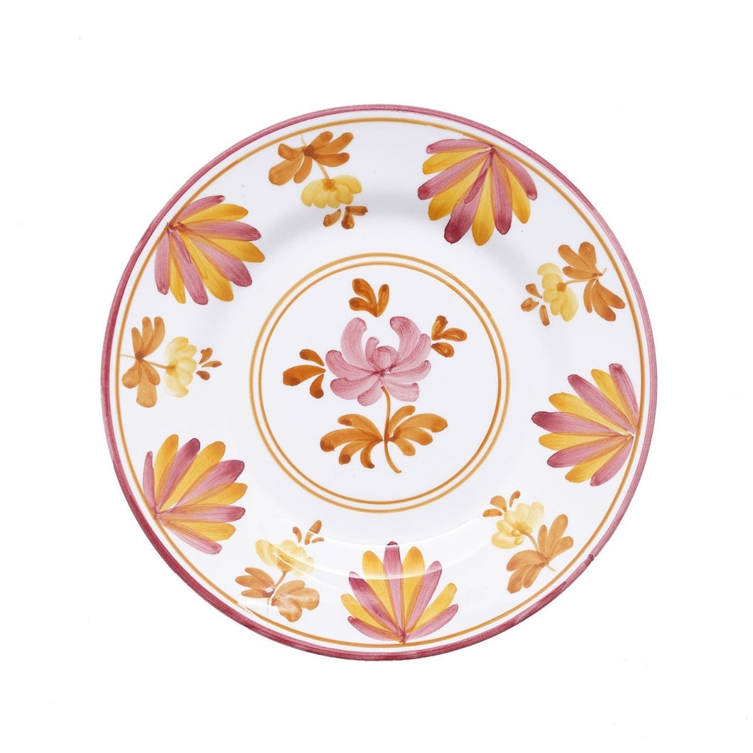 Blossom Yellow Fruit Plate, Set of 6