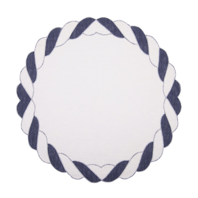 Granada Navy Placemat, Set of 4