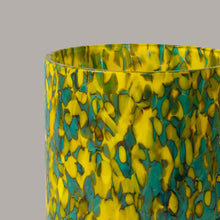 Load image into Gallery viewer, Macchia su Macchia Green &amp; Yellow Glass, Set of 6