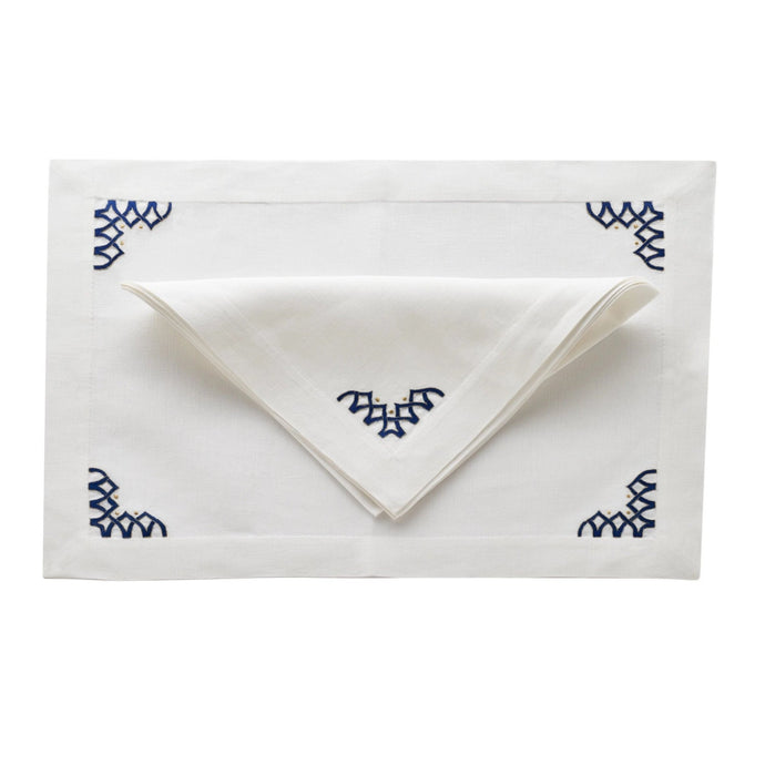 Haveli Inlay Linens, Set of 4