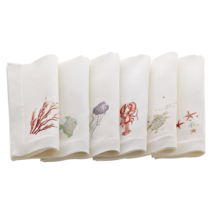 Sea Life Napkins, Set of 6