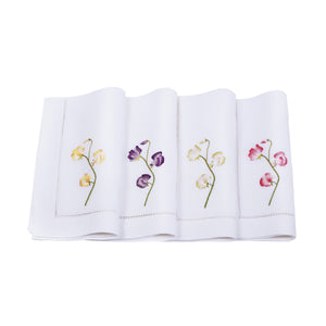 Sweet Pea Linens, Set of 4