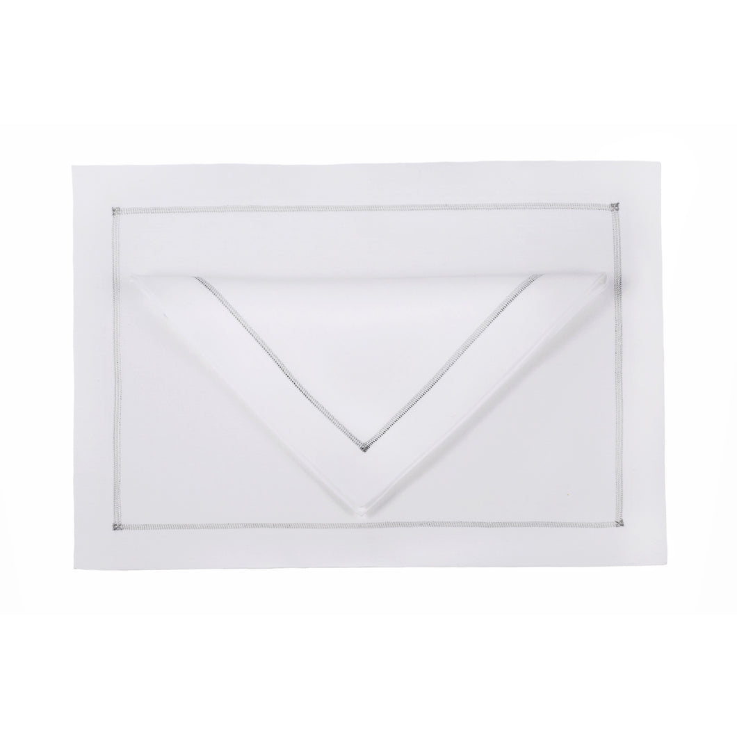 Whitework #3 Linens, Set of 4