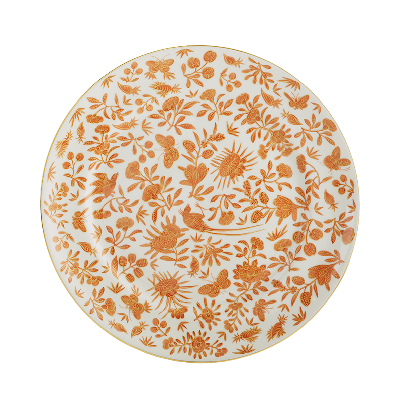Sacred Bird &  Butterfly Dessert Plate