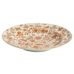 Sacred Bird & Butterfly Rim Soup Plate