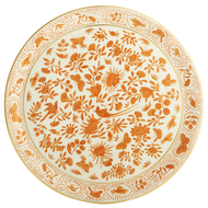 Sacred Bird & Butterfly Cake Plate