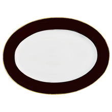 Load image into Gallery viewer, Lexington Chocolate Oval Platter