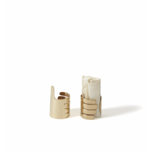 Load image into Gallery viewer, Handi Polished Brass Napkin Rings, Set of 6
