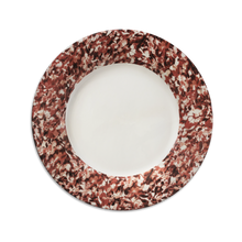 Load image into Gallery viewer, Macchia su Macchia Red Mix Dinner Plate, Set of 6