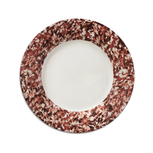 Macchia su Macchia Red Mix Dinner Plate, Set of 6