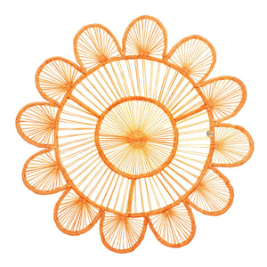 Flores Tangerine Placemat, Set of 6