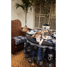 Load image into Gallery viewer, Saimiri Navy Blue Dessert Plate, Set of 2