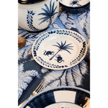 Load image into Gallery viewer, Saimiri Navy Blue Dessert Plate, Set of 2