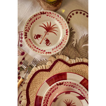 Load image into Gallery viewer, Saimiri Old Magenta Dessert Plate, Set of 2