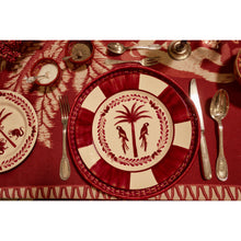 Load image into Gallery viewer, Macao Old Magenta Dinner Plate, Set of 2